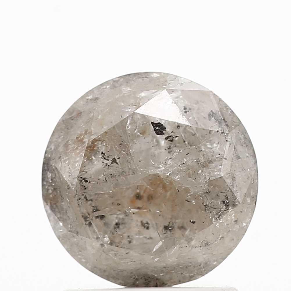 1.20 Carat Fancy Gray Round Shape Brilliant Cut Natural Loose Diamond